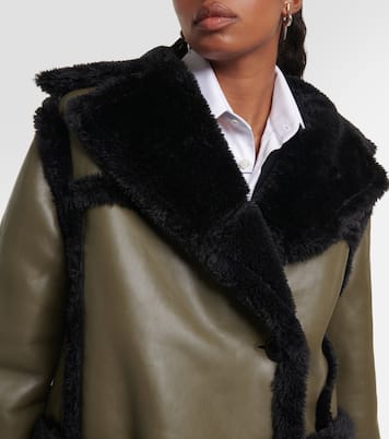 Chaqueta White Label con forro de borrego sintético | Proenza Schouler