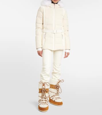 Icon shearling and suede snow boots  | Moon Boot