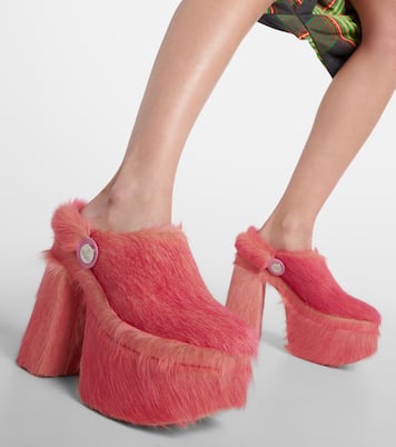 Swamp calf hair platform clogs | Vivienne Westwood