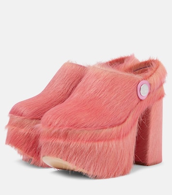 Swamp calf hair platform clogs | Vivienne Westwood