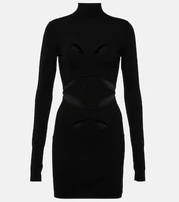 Mobius Loop cutout wool-blend minidress | Dion Lee