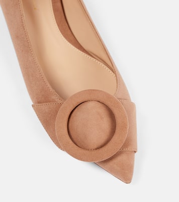 Ballerinas aus Veloursleder | Gianvito Rossi