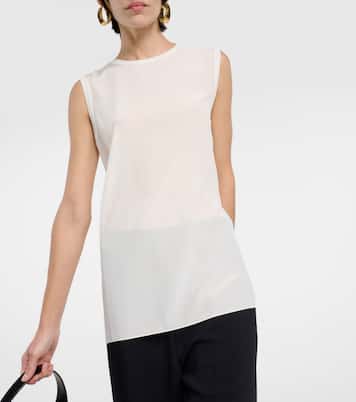 Tank top in crêpe di seta | Joseph