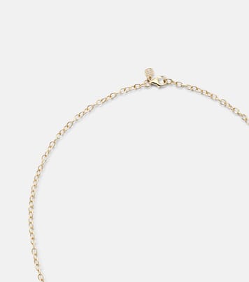 Collier Luck Coin en or 14 ct et diamants | Sydney Evan