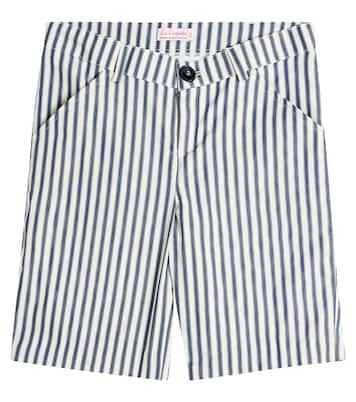 Short Romo en coton rayé | La Coqueta