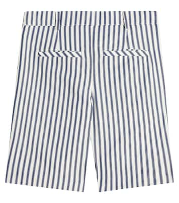 Short Romo en coton rayé | La Coqueta