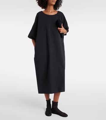 Vestido midi Isora de popelín de algodón | The Row