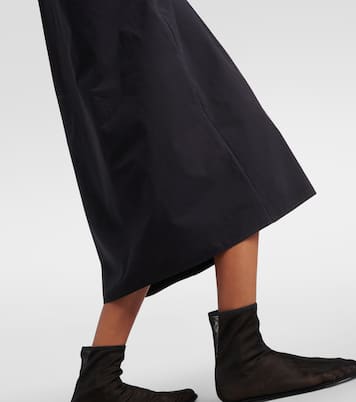 Vestido midi Isora de popelín de algodón | The Row