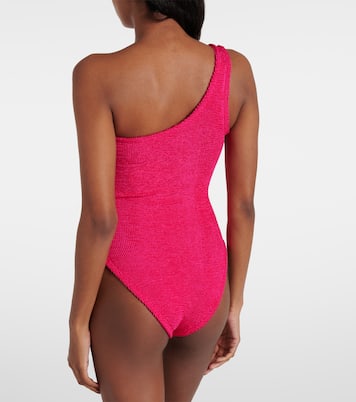 Nancy one-shoulder swimsuit | Hunza G