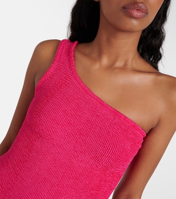 Nancy one-shoulder swimsuit | Hunza G
