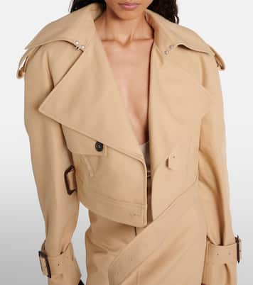 Cropped cotton jacket | Wardrobe.NYC