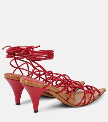 Arden 75 leather sandals | Khaite