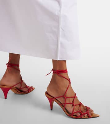 Arden 75 leather sandals | Khaite