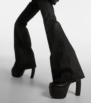 Bottines Porterville Beatle Banana en cuir | Rick Owens