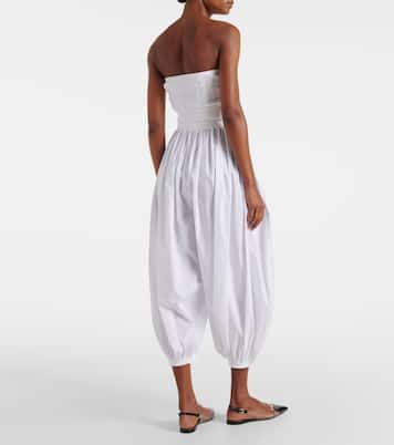 Weite Hose aus Baumwollpopeline | Alaïa