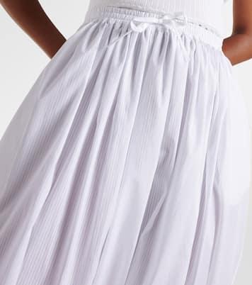 Weite Hose aus Baumwollpopeline | Alaïa