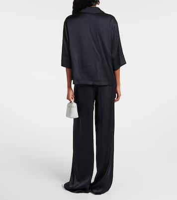 Hemd Jaime aus Seidensatin | Loro Piana
