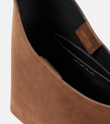 Tote Demi Lune aus Veloursleder | Aesther Ekme