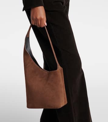 Demi Lune suede tote bag | Aesther Ekme