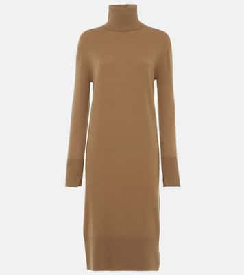 Vestido de cachemir con cuello alto | Joseph