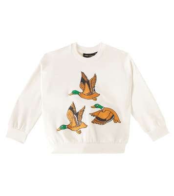 Ducks cotton jersey sweatshirt | Mini Rodini