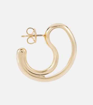 Drop 18kt gold-plated sterling silver earrings | Bottega Veneta