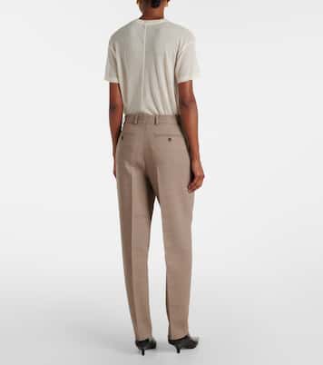 Pantaloni regular a vita bassa | Toteme