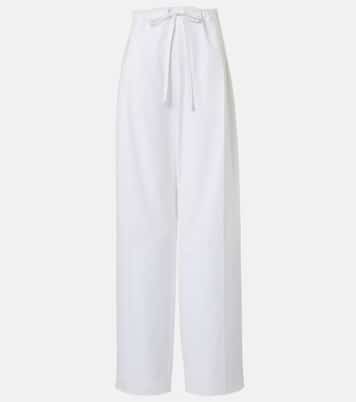 Trenton cotton poplin wide-leg pants | Khaite