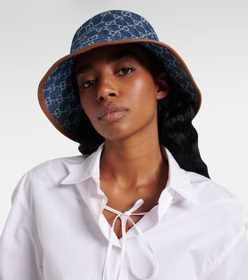 Chapeau bob GG en jean | Gucci