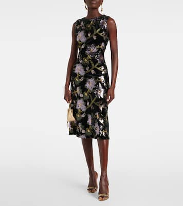 Midikleid Coral mit Pailletten | Diane von Furstenberg