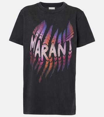 T-shirt Zoeline en coton à logo | Marant Etoile