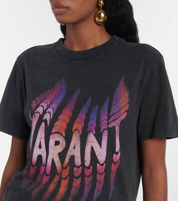 T-shirt Zoeline en coton à logo | Marant Etoile