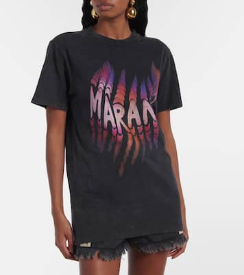 T-shirt Zoeline en coton à logo | Marant Etoile