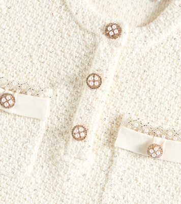 Abito in maglia con paillettes | Self-Portrait Kids