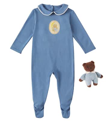 Baby Set Cody aus Strampler und Teddybär | Konges Sløjd