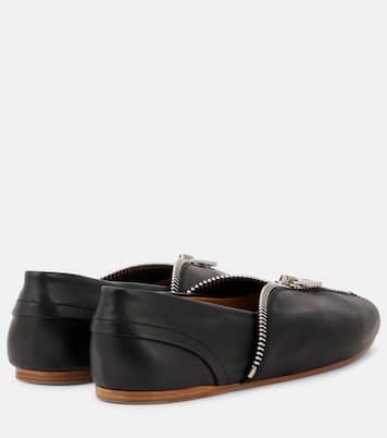 Ballerine Biker in pelle | JW Anderson