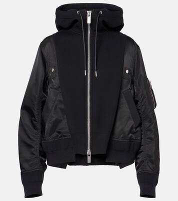 Sudadera con capucha en mezcla de algodón | Sacai