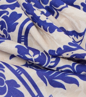 Sciarpa in misto cotone con stampa | Etro