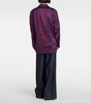 Blazer en jacquard à fleurs | Dries Van Noten