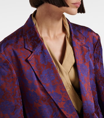 Blazer en jacquard à fleurs | Dries Van Noten