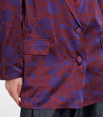 Blazer en jacquard à fleurs | Dries Van Noten
