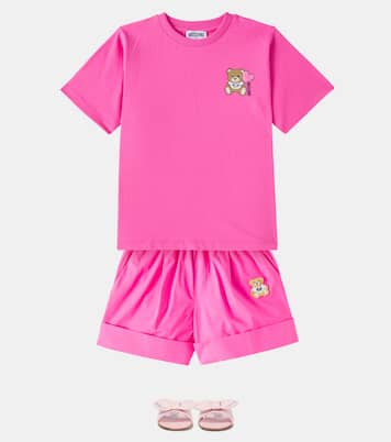 Camiseta Teddy Bear en jersey de algodón | Moschino Kids