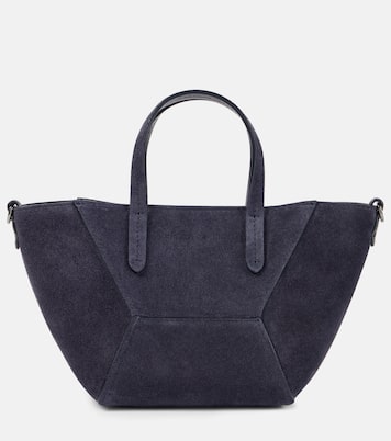 Monili suede tote bag | Brunello Cucinelli