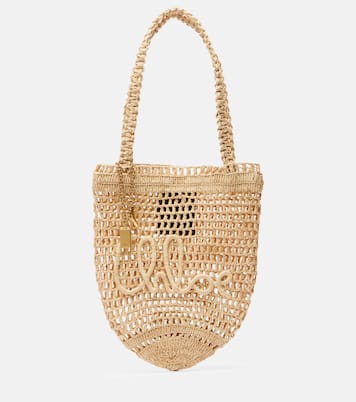 Summer Banana Small raffia tote bag | Chloé