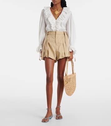 Summer Banana Small raffia tote bag | Chloé