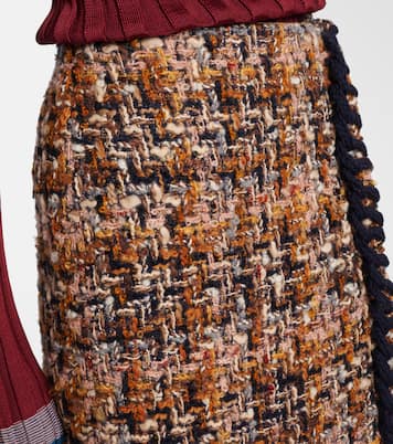 Wool-blend tweed miniskirt | Etro