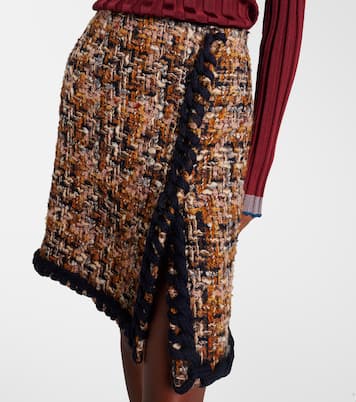 Wool-blend tweed miniskirt | Etro
