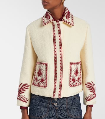 Embroidered wool bouclé jacket | Etro