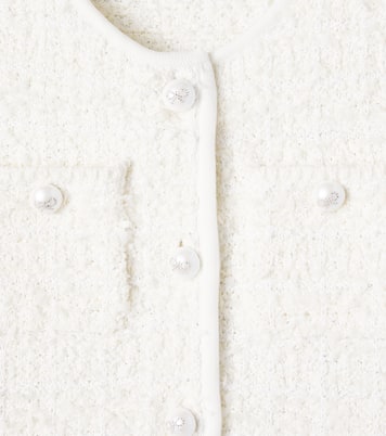 Bow bouclé jacket | Self-Portrait Kids