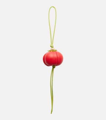 Paula's Ibiza Tomato leather bag charm | Loewe